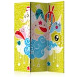 Rumsavdelare Skärmvägg Arkiio Happy Creatures 135x172 cm