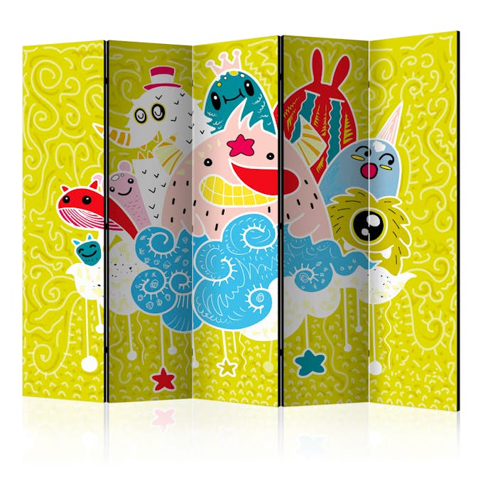 Rumsavdelare Skärmvägg Arkiio Happy Creatures II 225x172 cm