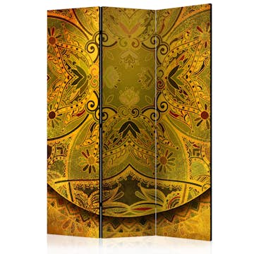 Rumsavdelare Skärmvägg Arkiio Mandala: Golden Power 135x172 cm