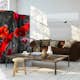 Rumsavdelare Skärmvägg Arkiio Red Poppies 135x172 cm