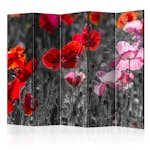 Rumsavdelare Skärmvägg Arkiio Red Poppies II 225x172 cm