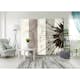 Rumsavdelare Skärmvägg Arkiio White Dandelion II Vit/Grå 225x172 cm