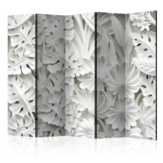 Rumsavdelare Skärmvägg Arkiio Alabaster Garden II Vit 225x172 cm