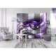 Rumsavdelare Skärmvägg Arkiio Purple Swirls II 225x172 cm