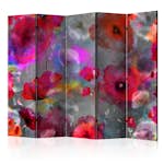Rumsavdelare Skärmvägg Arkiio Painted Poppies II 225x172 cm
