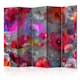 Rumsavdelare Skärmvägg Arkiio Painted Poppies II 225x172 cm