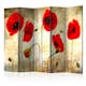 Rumsavdelare Skärmvägg Arkiio Golden Field of Poppies II 225x172 cm