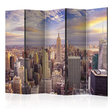Rumsavdelare Skärmvägg Arkiio New York Morning II 225x172 cm