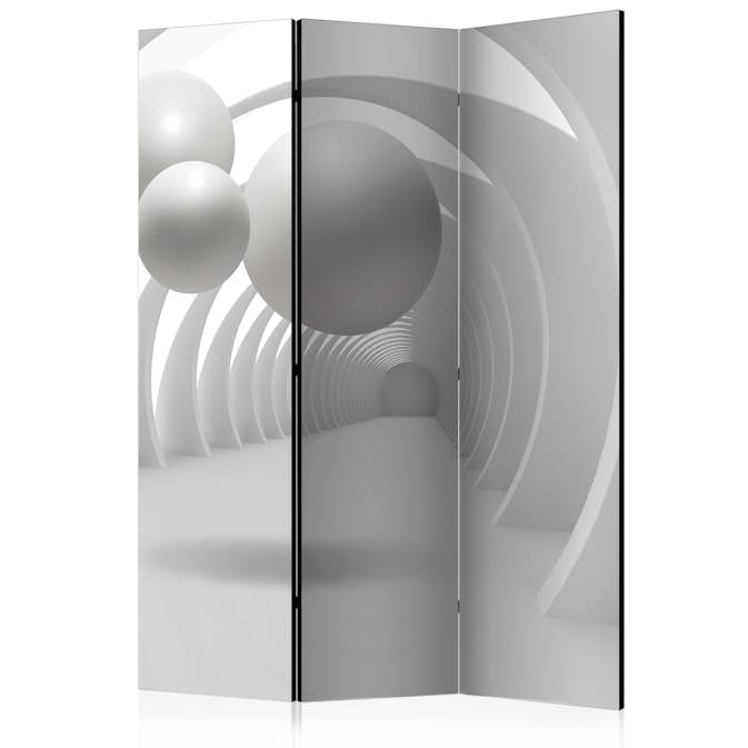Rumsavdelare Skärmvägg Arkiio White Tunnel 135x172 cm