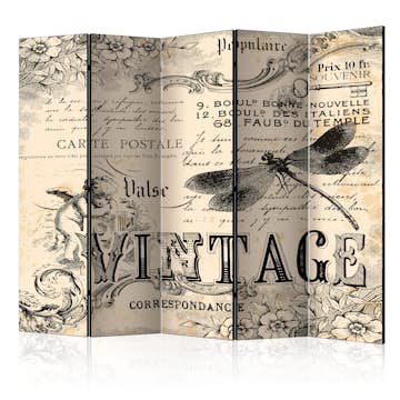 Rumsavdelare Skärmvägg Arkiio Vintage Correspondence II 225x172 cm