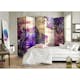 Rumsavdelare Skärmvägg Arkiio Purple Memory II 225x172 cm