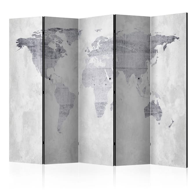 Rumsavdelare Skärmvägg Arkiio Concrete Map 225x172 cm