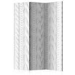 Rumsavdelare Skärmvägg Arkiio White Knit 135x172 cm