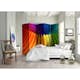 Rumsavdelare Skärmvägg Arkiio Rainbow Wave II 225x172 cm