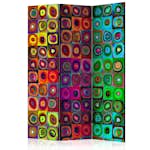 Rumsavdelare Skärmvägg Arkiio Colorful Abstract Art 135x172 cm