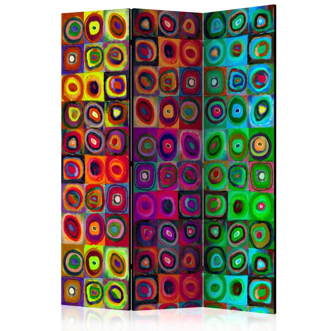 Rumsavdelare Skärmvägg Arkiio Colorful Abstract Art 135x172 cm