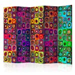 Rumsavdelare Skärmvägg Arkiio Colorful Abstract Art II 225x172 cm