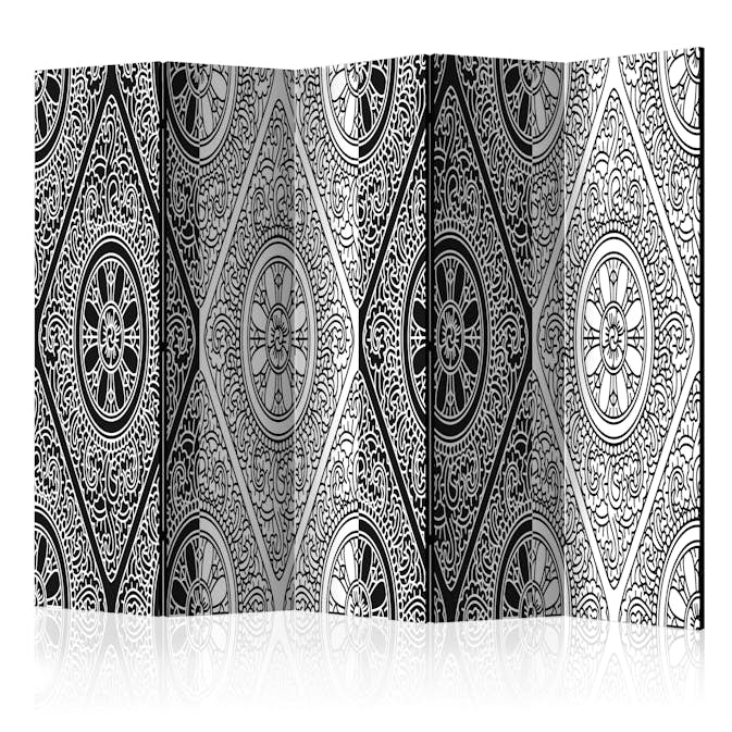 Rumsavdelare Skärmvägg Arkiio Ethnic Monochrome II 225x172 cm