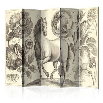 Rumsavdelare Skärmvägg Arkiio Horse II 225x172 cm