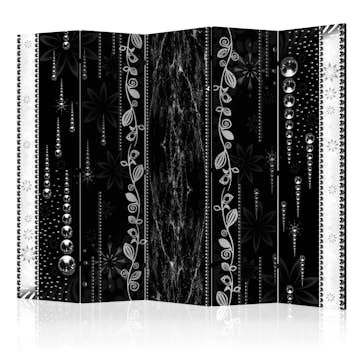 Rumsavdelare Skärmvägg Arkiio Black Elegance II 225x172 cm