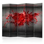 Rumsavdelare Skärmvägg Arkiio Red Ink Blot II 225x172 cm