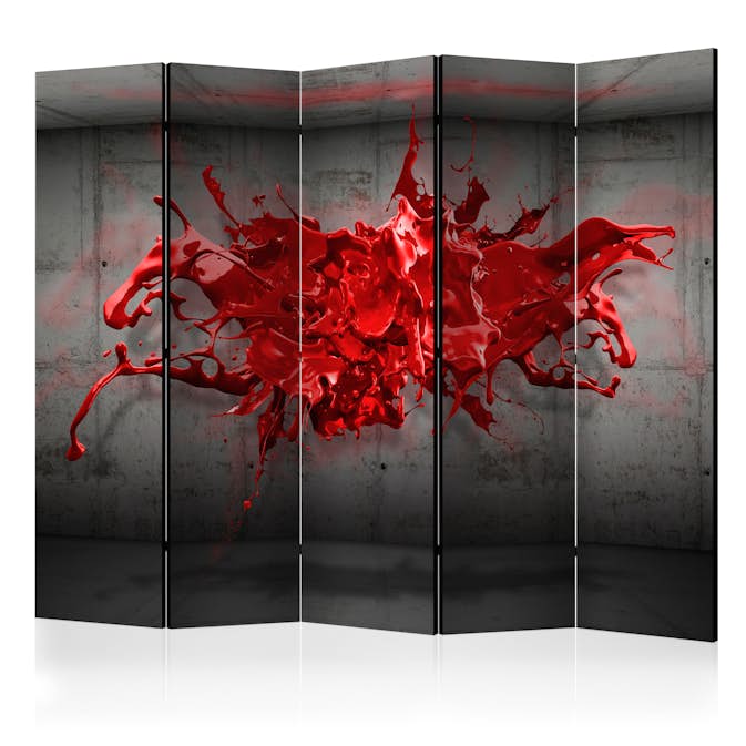 Rumsavdelare Skärmvägg Arkiio Red Ink Blot II 225x172 cm