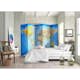 Rumsavdelare Skärmvägg Arkiio World Classic Map 225x172 cm