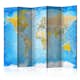 Rumsavdelare Skärmvägg Arkiio World Classic Map 225x172 cm
