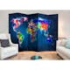 Rumsavdelare Skärmvägg Arkiio Colorful Map 225x172 cm
