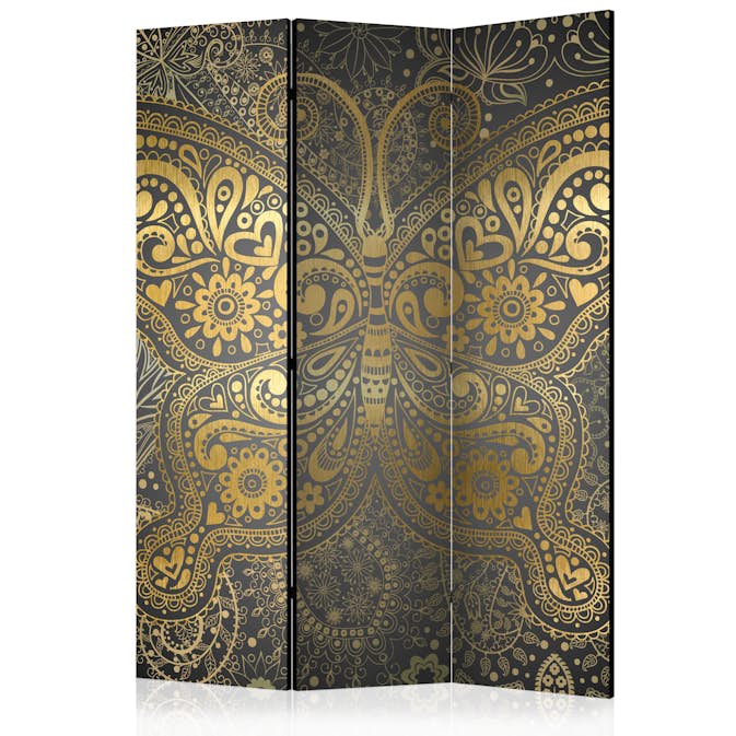 Rumsavdelare Skärmvägg Arkiio Golden Butterfly 135x172 cm