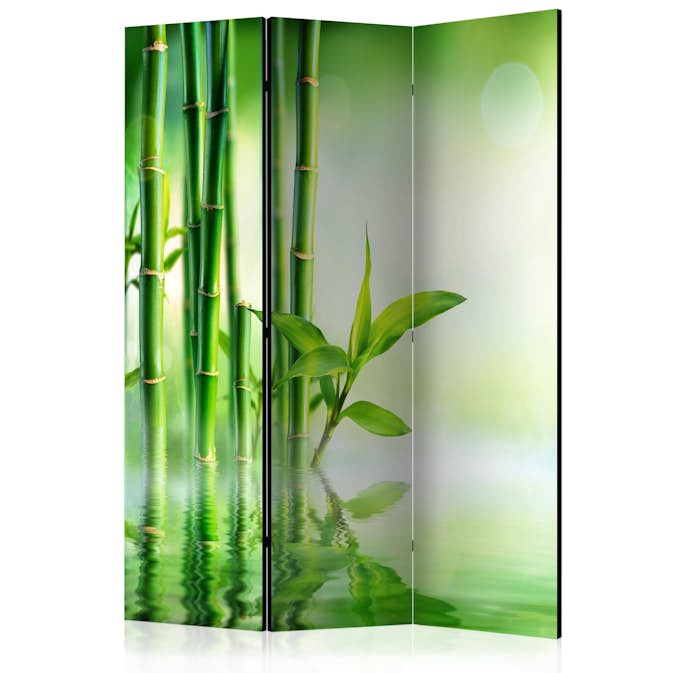 Rumsavdelare Skärmvägg Arkiio Green Bamboo 135x172 cm