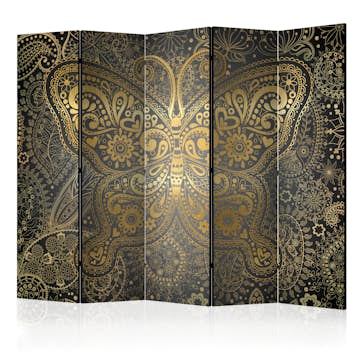 Rumsavdelare Skärmvägg Arkiio Golden Butterfly II 225x172 cm