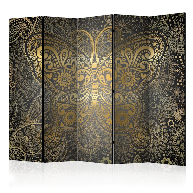 Rumsavdelare Skärmvägg Arkiio Golden Butterfly II 225x172 cm