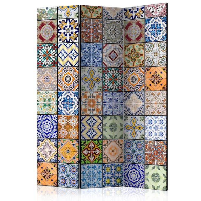 Rumsavdelare Skärmvägg Arkiio Colorful Mosaic 135x172 cm