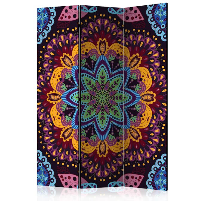 Rumsavdelare Skärmvägg Arkiio Colourful Kaleidoscope 135x172 cm