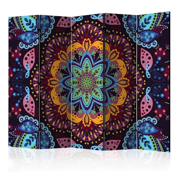 Rumsavdelare Skärmvägg Arkiio Colourful Kaleidoscope II 225x172 cm