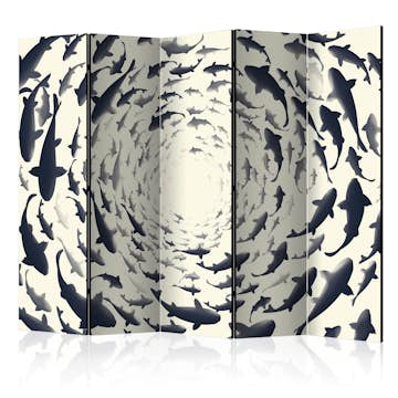 Rumsavdelare Skärmvägg Arkiio Fish Swirl II 225x172 cm