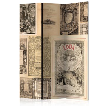 Rumsavdelare Skärmvägg Arkiio Vintage Books 135x172 cm