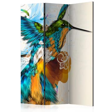 Rumsavdelare Skärmvägg Arkiio Bird's Music 135x172 cm