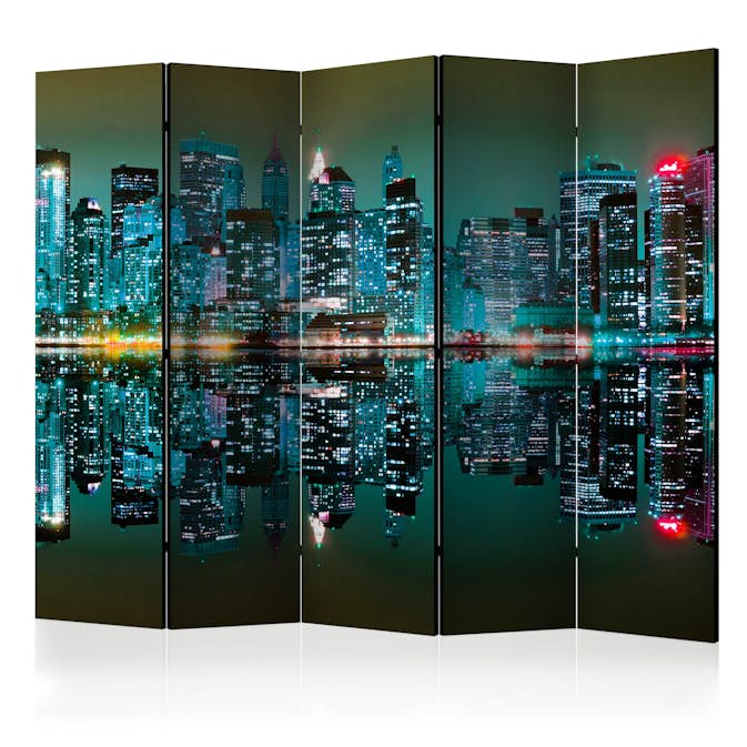Rumsavdelare Skärmvägg Arkiio Gold Reflections NYC II 225x172 cm