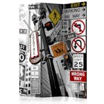 Rumsavdelare Skärmvägg Arkiio New York Signs 135x172 cm