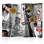 Rumsavdelare Skärmvägg Arkiio New York Signs II 225x172 cm