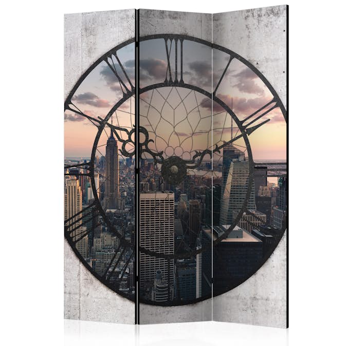 Rumsavdelare Skärmvägg Arkiio NYC Time Zone 135x172 cm