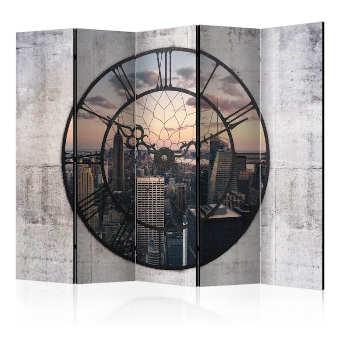 Rumsavdelare Skärmvägg Arkiio NYC Time Zone II 225x172 cm