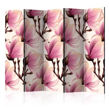Rumsavdelare Skärmvägg Arkiio Blooming Magnolias II 225x172 cm