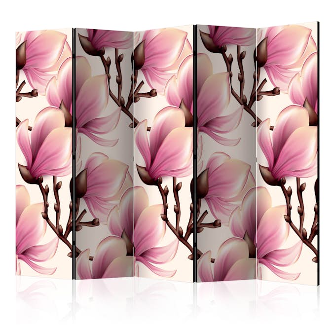 Rumsavdelare Skärmvägg Arkiio Blooming Magnolias II 225x172 cm