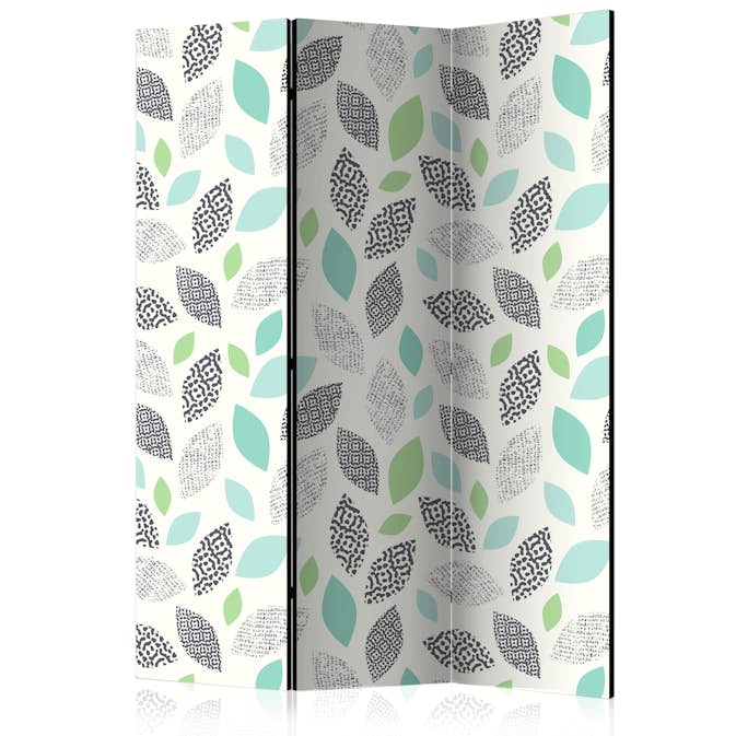 Rumsavdelare Skärmvägg Arkiio Patterned Leaves 135x172 cm