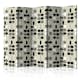 Rumsavdelare Skärmvägg Arkiio Black and White Dots II 225x172 cm
