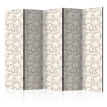 Rumsavdelare Skärmvägg Arkiio Rounded Geometry II 225x172 cm