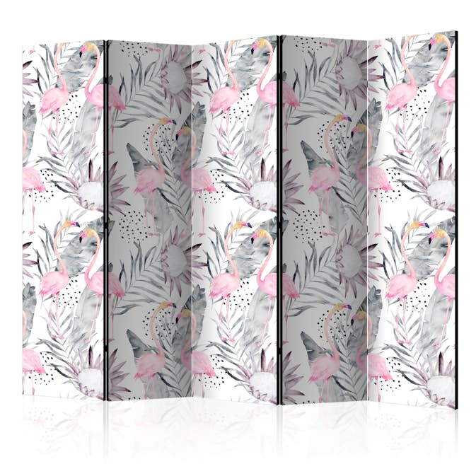 Rumsavdelare Skärmvägg Arkiio Flamingos and Twigs II 225x172 cm